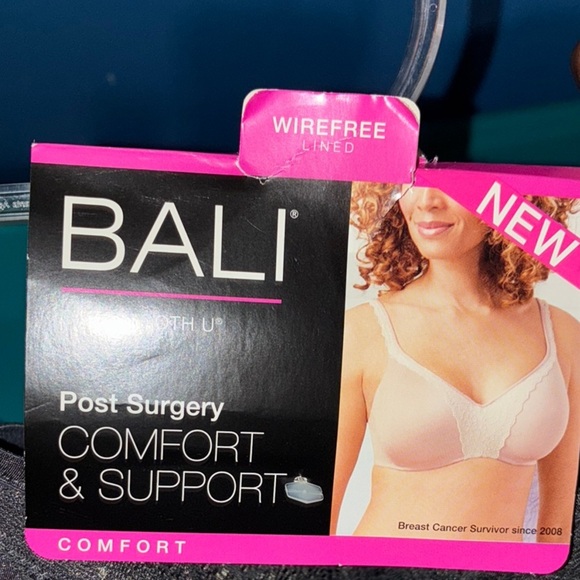 Bali Black Full Coverage Bra with Underwire Support - Picture 6 of 6